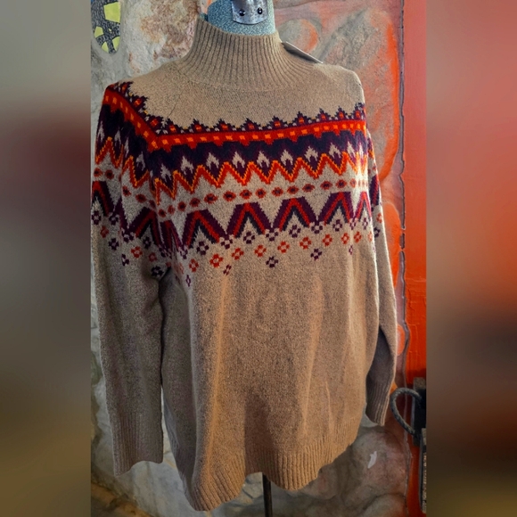 Mock turtleneck sweater - Picture 1 of 6